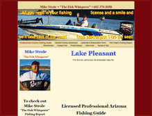 Tablet Screenshot of fishingguidearizona.com